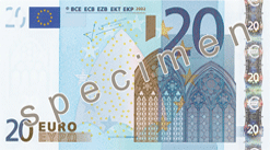 Billete de 20 euros serie 1