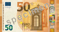 Billete de 50 euros serie Europa