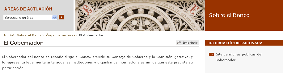 Detalle de los indicadores de sección