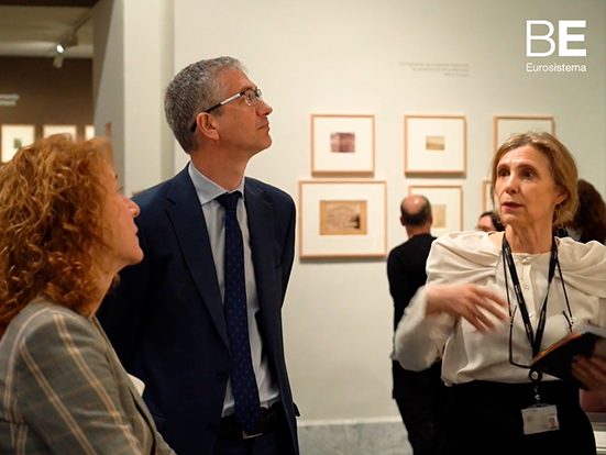 Inauguración de la exposición 'El Archivo fotográfico del Banco de España: de la albúmina al pixel'