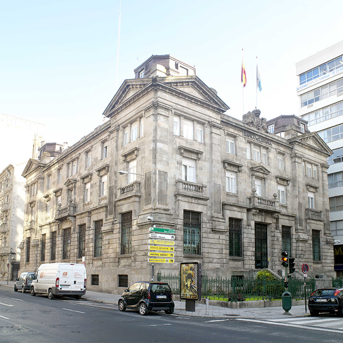 The main facade of the A Coruña branch office