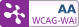 Double-A Web Content Accessibility Guidelines 1.0 Compliance logo. Read the certification conditions