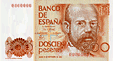 200 pesetas