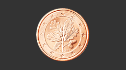 Cara moneda de 1 céntimo
