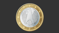 Cara moneda de 1 euro