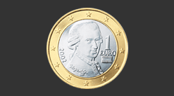 Cara moneda de 1 euro