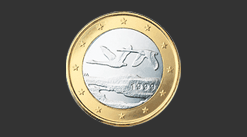 Cara moneda de 1 euro