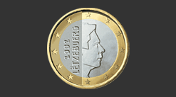 Cara moneda de 1 euro
