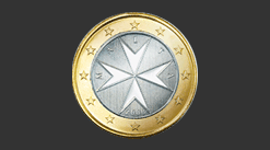 Cara moneda de 1 euro