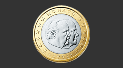 Cara moneda de 1 euro