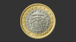 Cara moneda de 1 euro