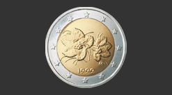 Cara moneda de 2 euros