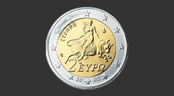 Cara moneda de 2 euros