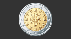 Cara moneda de 2 euros