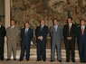 Abrir foto en nueva ventana: Acto público de toma de posesión de Miguel Fernández Ordóñez como Gobernador del Banco de España (Las autoridades asistentes al acto escuchan el discurso)