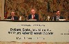 Abrir foto en nueva ventana: Conferencia Internacional 'Dollars, Debt and deficits- 60 years alter Bretton Woods'. Banco de Espa&ntilde;a-FMI, 14  de Junio (Pedro Solbes, Rodrigo Rato y Jaime Caruana en la mesa de ponencias)
