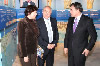 Abrir foto en nueva ventana: Montserrat Garc&iacute;a Llovera, subdelegada del  Gobierno en Barcelona, David Nalda, director de la sucursal de Barcelona  y&nbsp;Jos&eacute; Vi&ntilde;als
