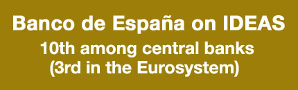 Banco de España on IDEAS