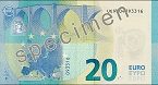 Reverso 20 euros serie Europa