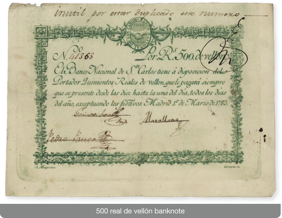 THE FIRST BANKNOTE