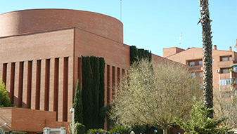 The main facade of the Badajoz branch office