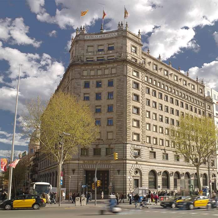 The main facade of the Barcelona branch office