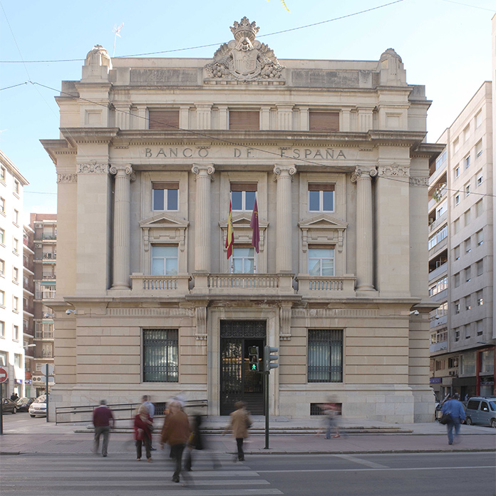 The main facade of the Murcia branch office