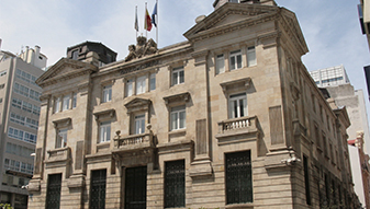 The main facade of the A Coruña branch office